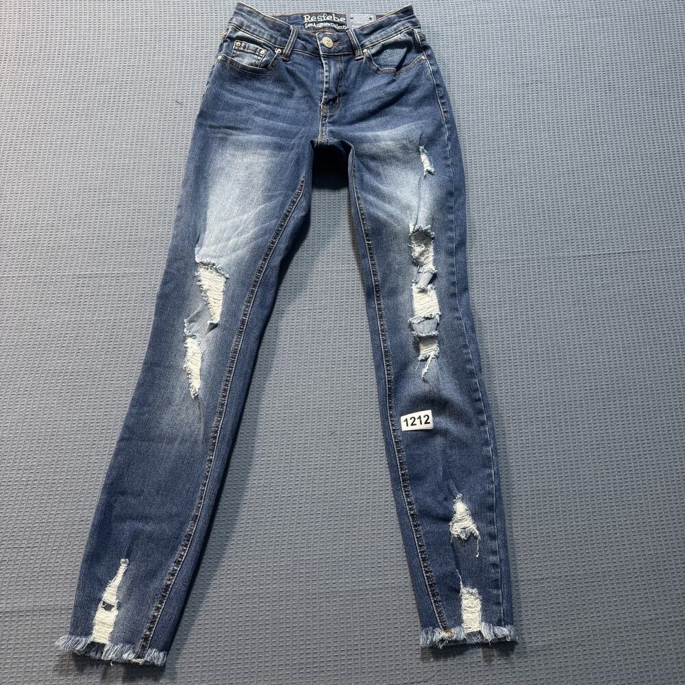 RESFEBER SKINNY BOYFRIEND JEANS Sz M Pre owned Excellent